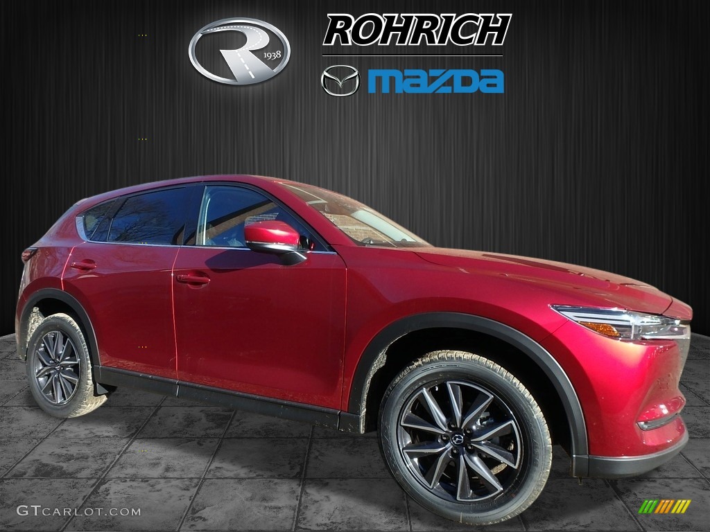 2017 CX-5 Grand Touring AWD - Soul Red Metallic / Black photo #1