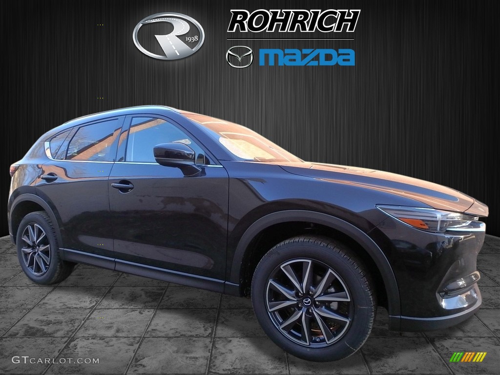 2017 CX-5 Grand Touring AWD - Jet Black Mica / Black photo #1