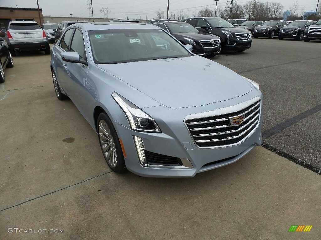 Silver Moonlight Metallic 2018 Cadillac CTS Luxury AWD Exterior Photo #124264548