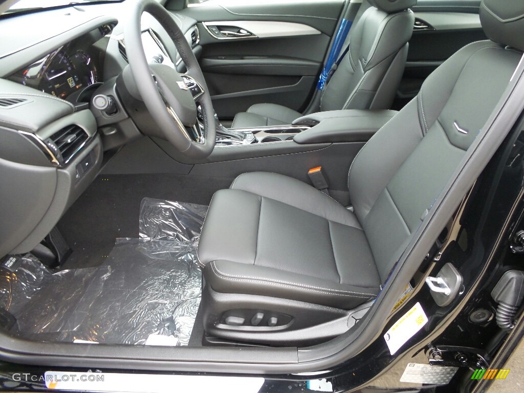Jet Black Interior 2018 Cadillac ATS Luxury AWD Photo #124264893