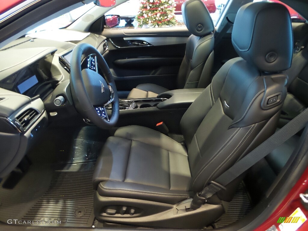 Jet Black Interior 2018 Cadillac ATS Luxury AWD Photo #124265004