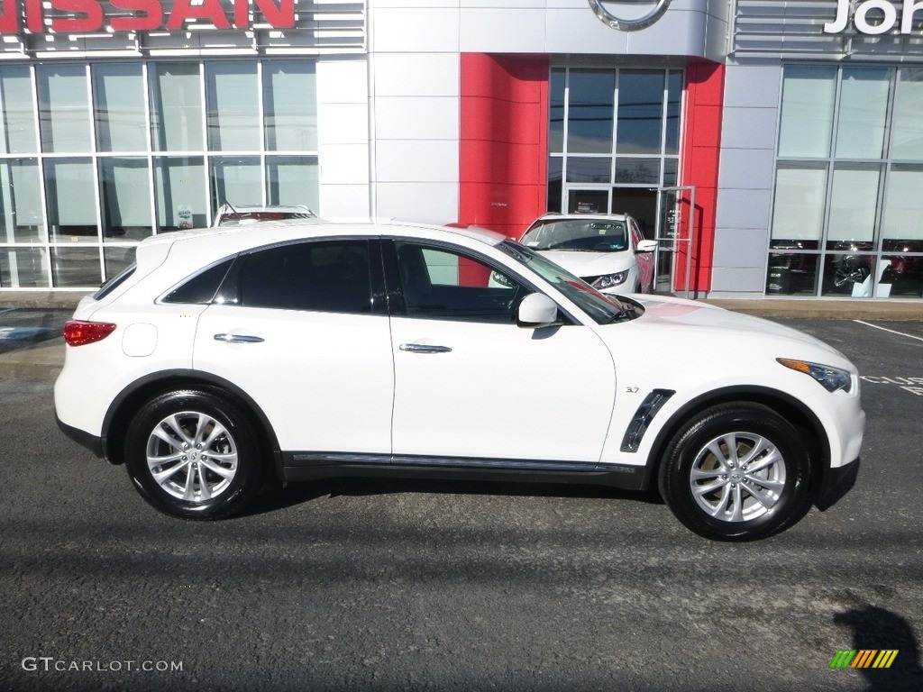 Majestic White 2017 Infiniti QX70 AWD Exterior Photo #124265412
