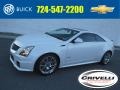 Crystal White Tricoat 2015 Cadillac CTS V-Coupe
