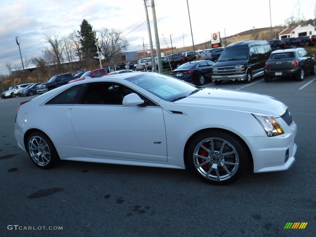 Crystal White Tricoat 2015 Cadillac CTS V-Coupe Exterior Photo #124265643