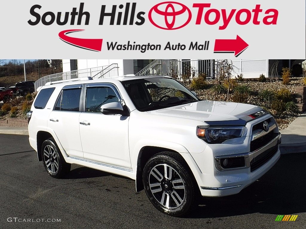 2017 4Runner Limited 4x4 - Blizzard Pearl White / Sand Beige photo #1