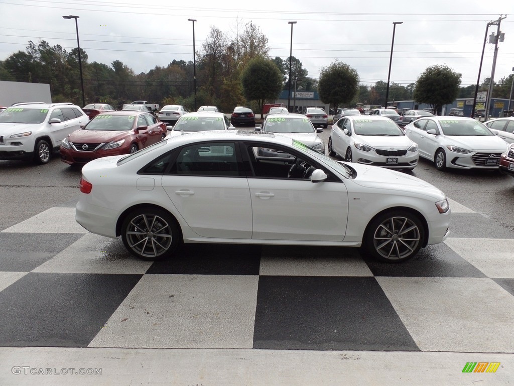 2016 A4 2.0T Premium - Glacier White Metallic / Black photo #3