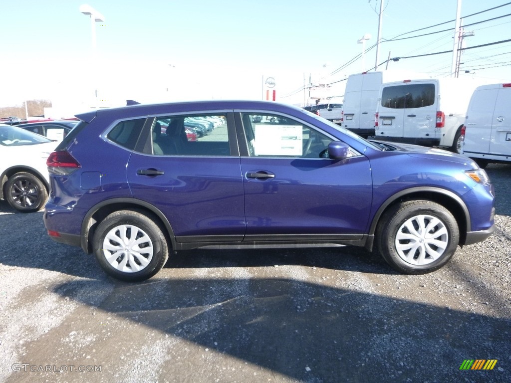 Caspian Blue 2018 Nissan Rogue S AWD Exterior Photo #124268595