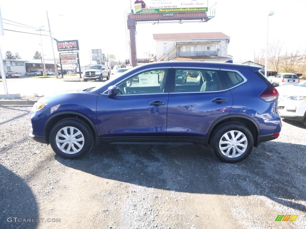 2018 Rogue S AWD - Caspian Blue / Charcoal photo #7