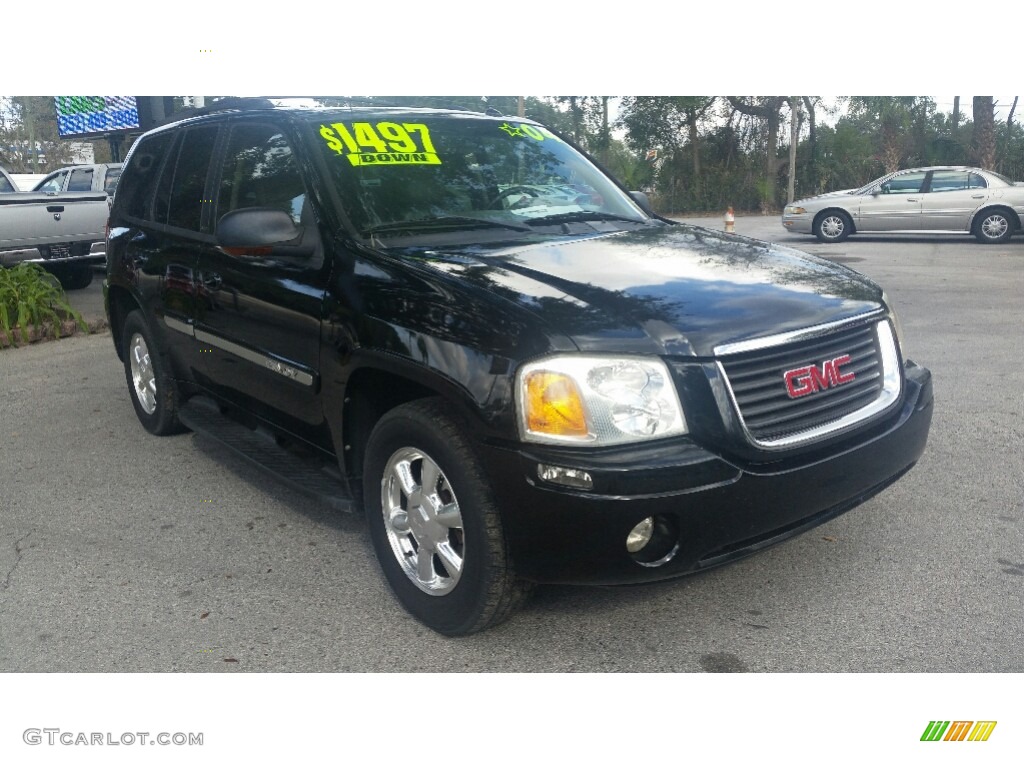 2004 Envoy SLT 4x4 - Onyx Black / Dark Pewter photo #1