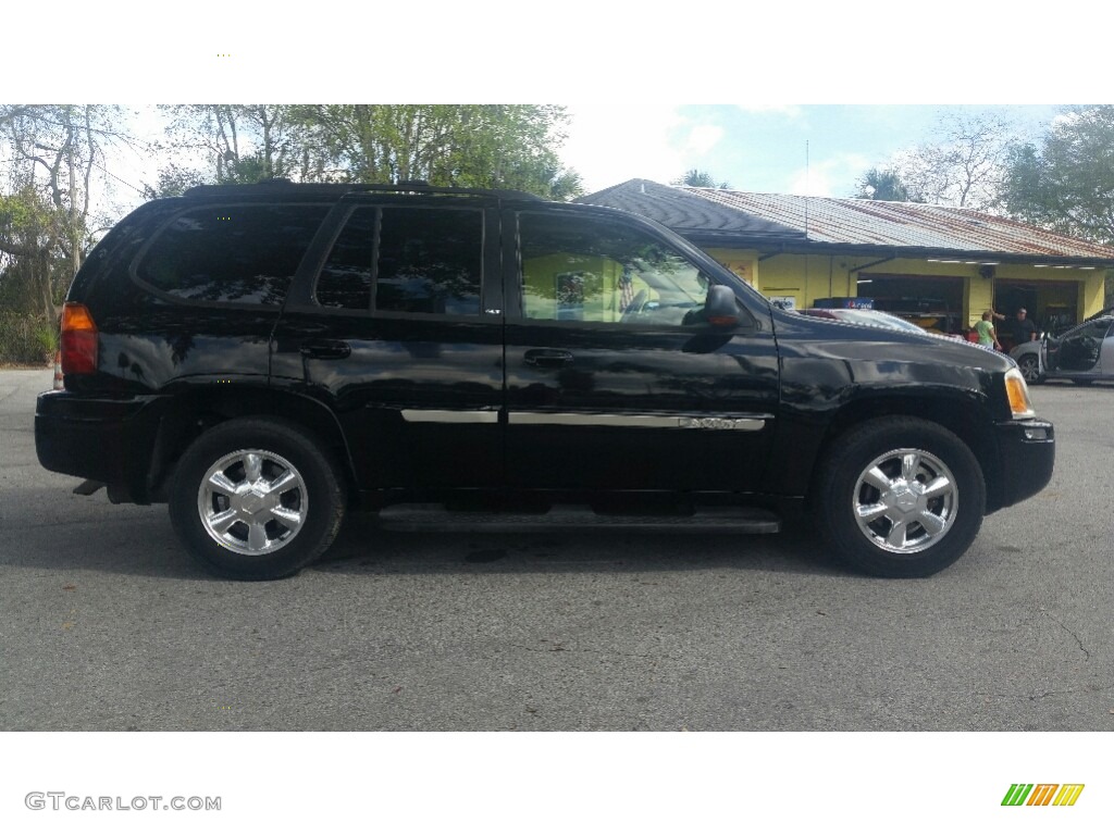 2004 Envoy SLT 4x4 - Onyx Black / Dark Pewter photo #2