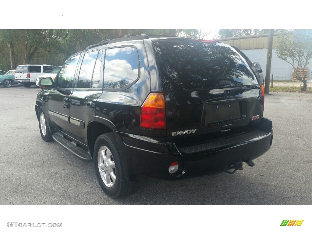2004 Envoy SLT 4x4 - Onyx Black / Dark Pewter photo #5