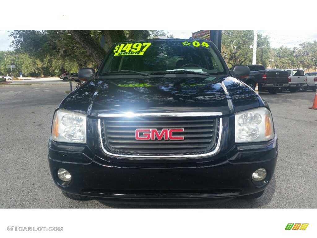 2004 Envoy SLT 4x4 - Onyx Black / Dark Pewter photo #8