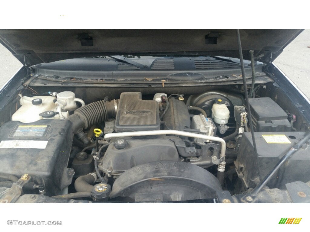 2004 Envoy SLT 4x4 - Onyx Black / Dark Pewter photo #21