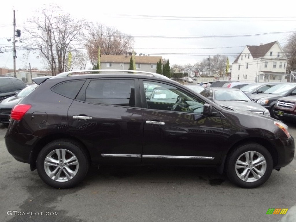 2013 Rogue SV AWD - Cayenne Red / Black photo #8