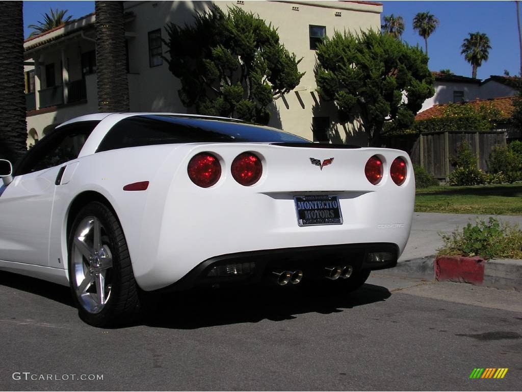 2007 Corvette Coupe - Arctic White / Titanium photo #8