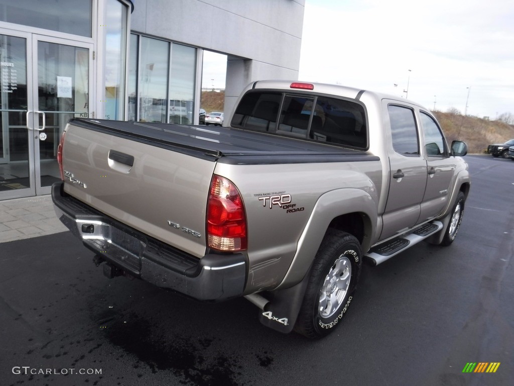 2008 Tacoma V6 TRD Sport Double Cab 4x4 - Desert Sand Mica / Graphite Gray photo #14