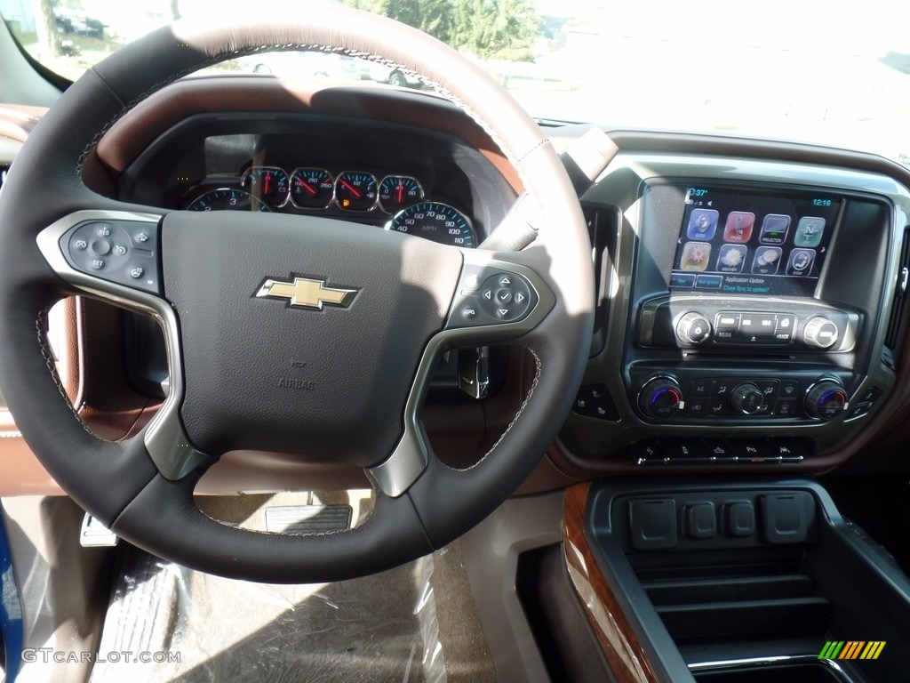 2018 Silverado 1500 High Country Crew Cab 4x4 - Deep Ocean Blue Metallic / High Country Saddle photo #20