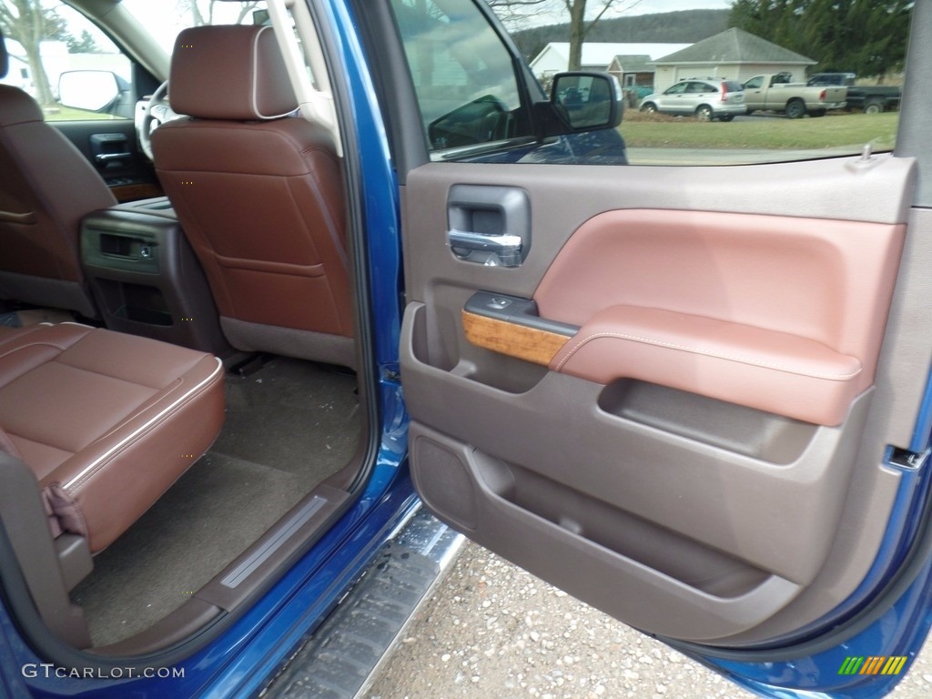 2018 Silverado 1500 High Country Crew Cab 4x4 - Deep Ocean Blue Metallic / High Country Saddle photo #50