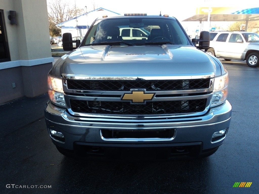 2013 Silverado 2500HD LTZ Crew Cab 4x4 - Graystone Metallic / Ebony photo #28