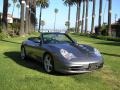 2002 Seal Grey Metallic Porsche 911 Carrera Cabriolet  photo #2