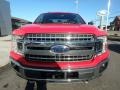 2018 Race Red Ford F150 XLT SuperCab 4x4  photo #2