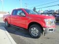 2018 Race Red Ford F150 XLT SuperCab 4x4  photo #3