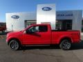 2018 Race Red Ford F150 XLT SuperCab 4x4  photo #8