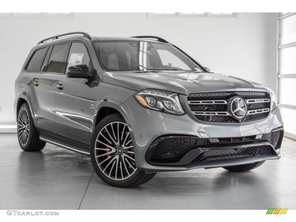Selenite Grey Metallic 2018 Mercedes-Benz GLS 63 AMG 4Matic Exterior Photo #124274727