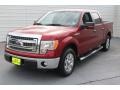 2013 Vermillion Red Ford F150 XLT SuperCrew  photo #3