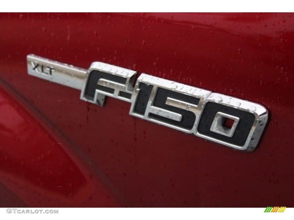 2013 F150 XLT SuperCrew - Vermillion Red / Steel Gray photo #7