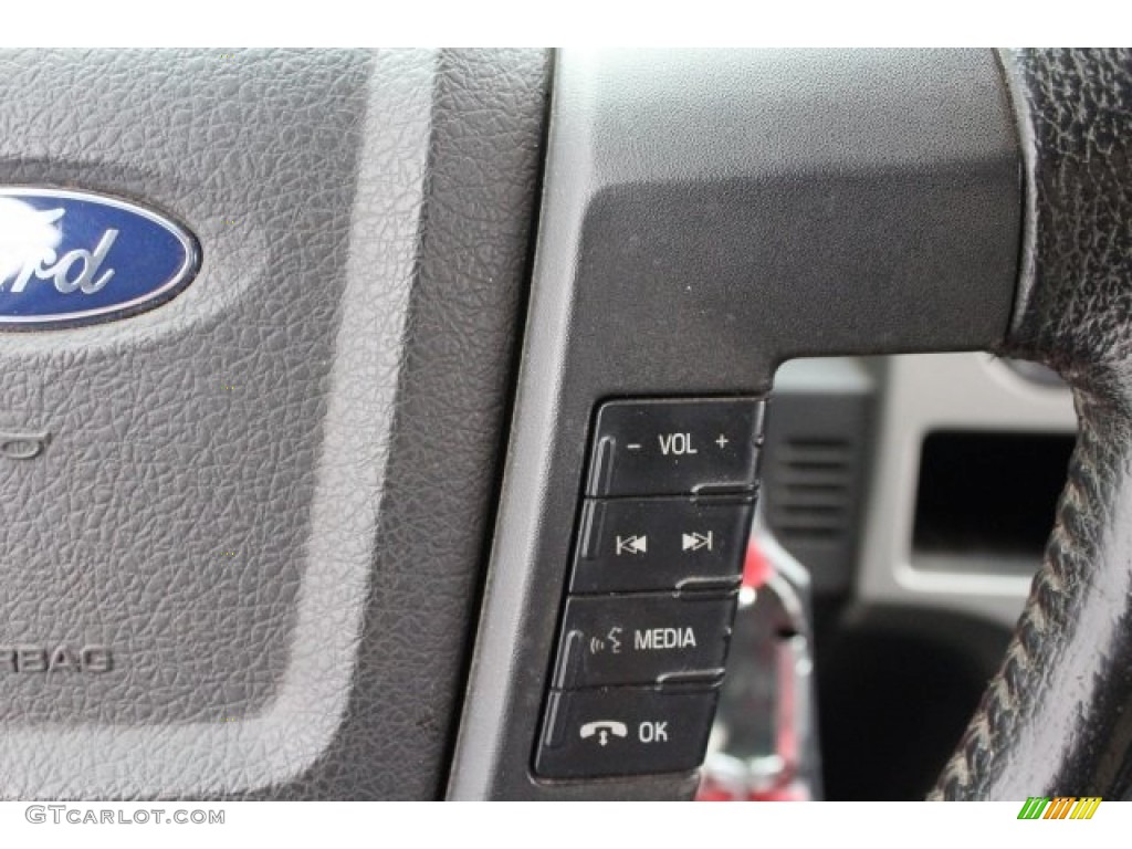2013 F150 XLT SuperCrew - Vermillion Red / Steel Gray photo #21