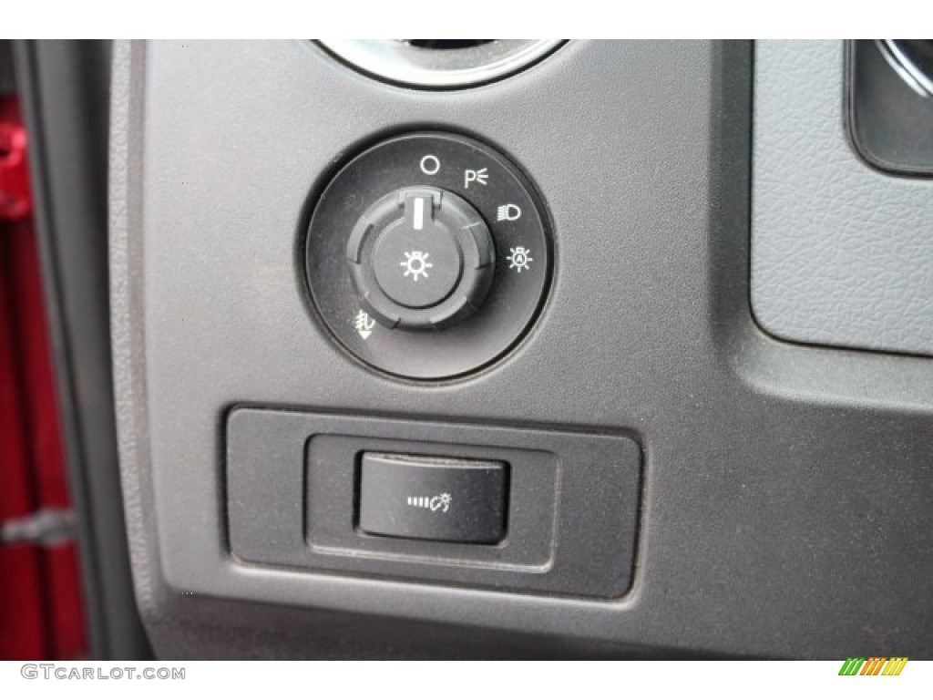 2013 F150 XLT SuperCrew - Vermillion Red / Steel Gray photo #22