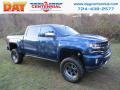 2018 Deep Ocean Blue Metallic Chevrolet Silverado 1500 LTZ Crew Cab 4x4  photo #1