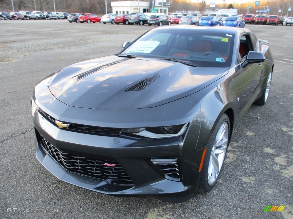 Nightfall Gray Metallic 2018 Chevrolet Camaro SS Coupe Exterior Photo #124279602