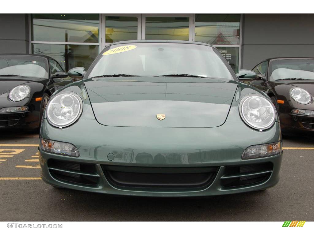 2008 911 Carrera Coupe - Malachite Green Metallic / Black photo #2