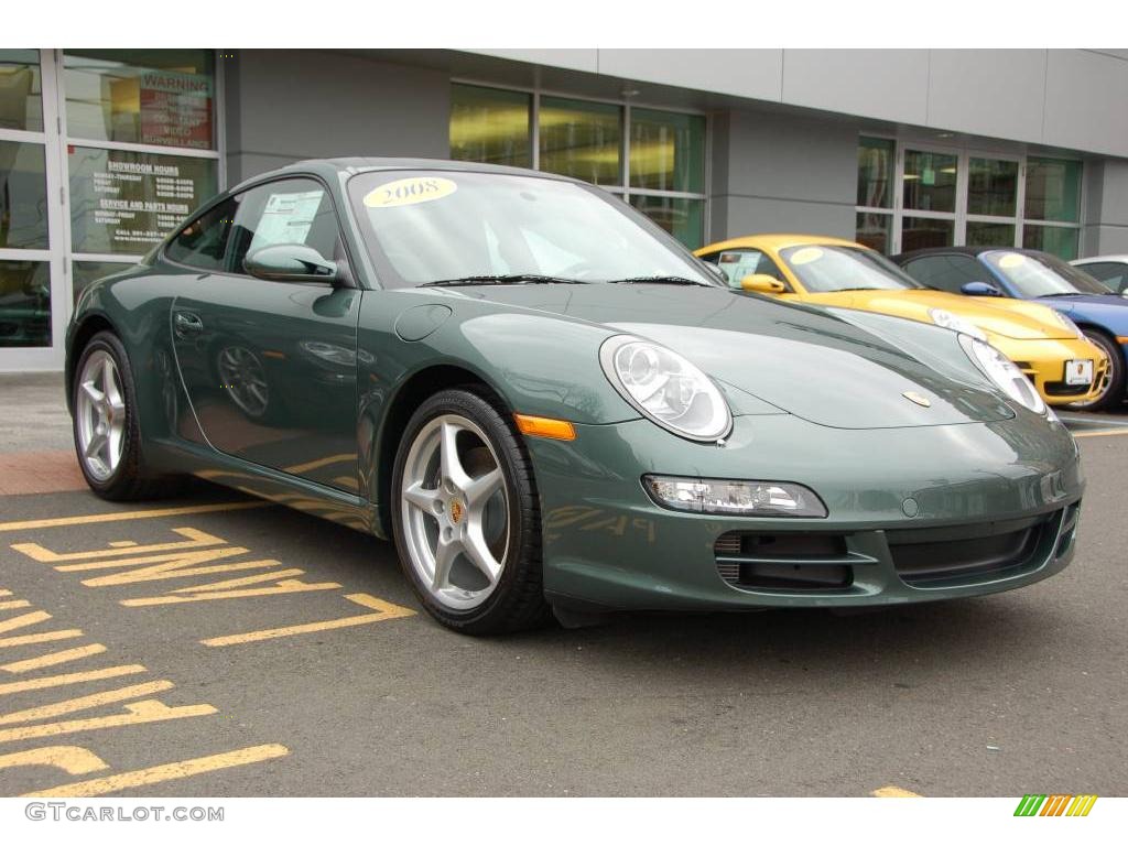 2008 911 Carrera Coupe - Malachite Green Metallic / Black photo #3