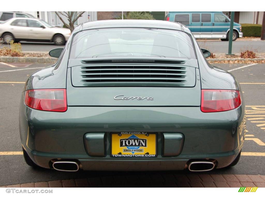 2008 911 Carrera Coupe - Malachite Green Metallic / Black photo #6