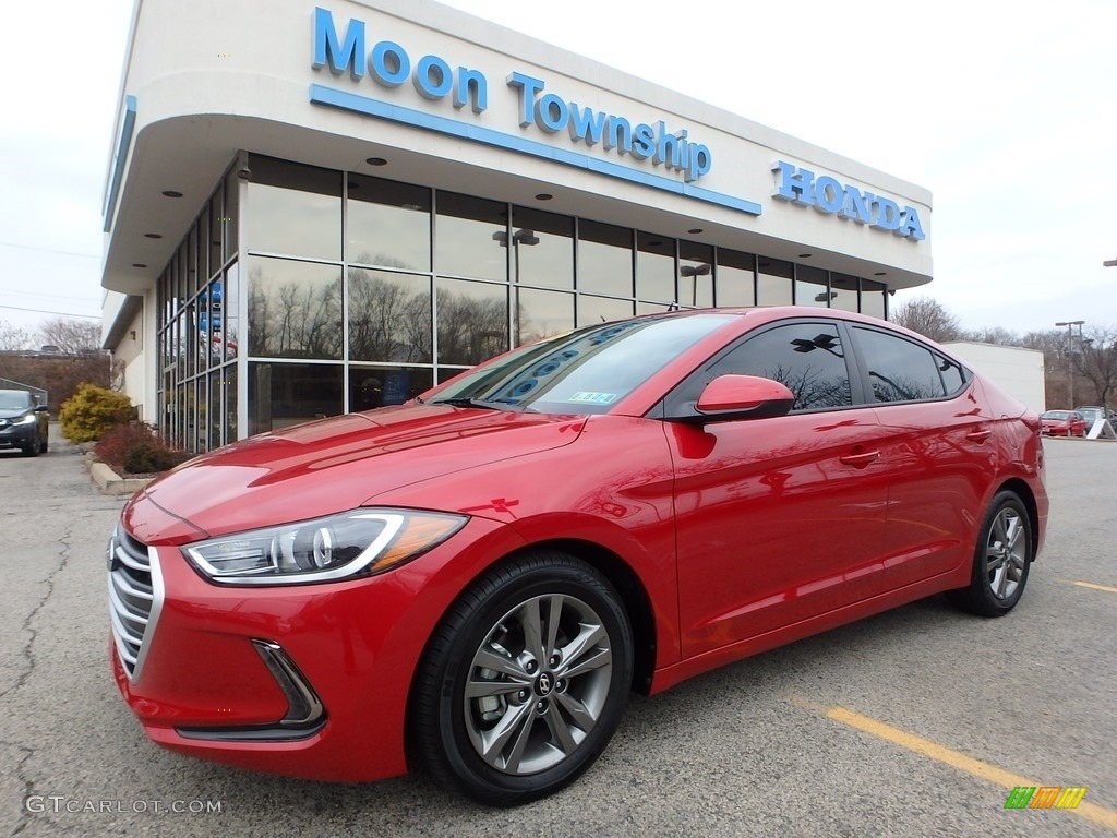 2017 Elantra Value Edition - Red / Black photo #1