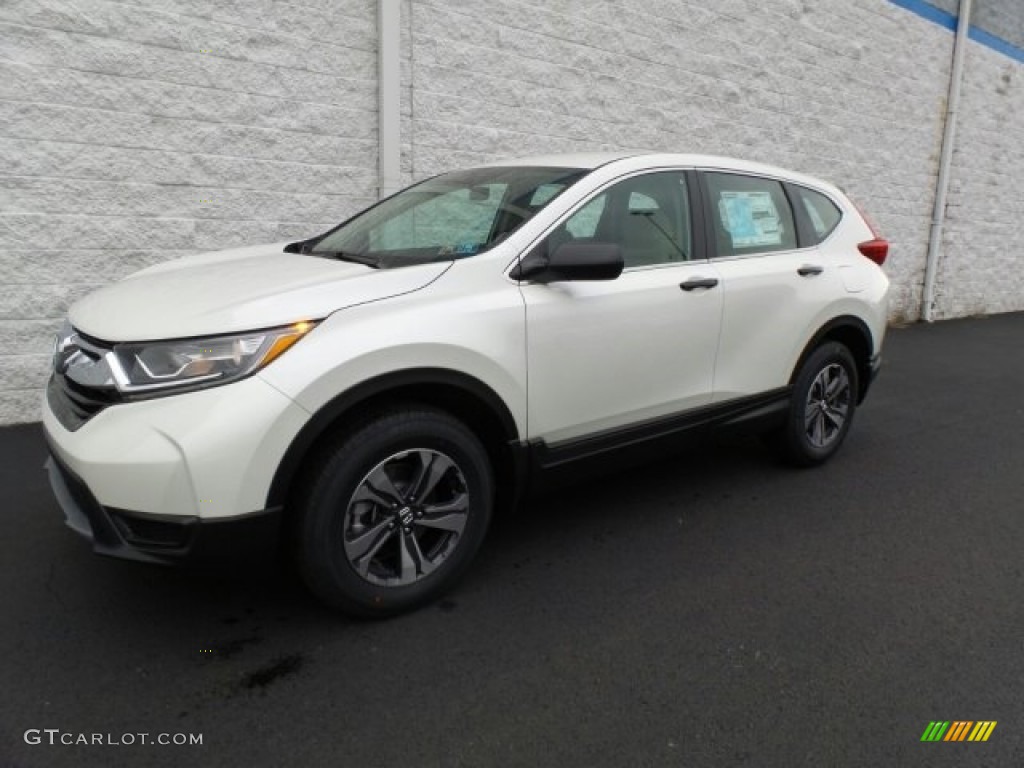 2018 CR-V LX AWD - White Diamond Pearl / Ivory photo #5