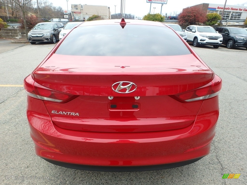 2017 Elantra Value Edition - Red / Black photo #4