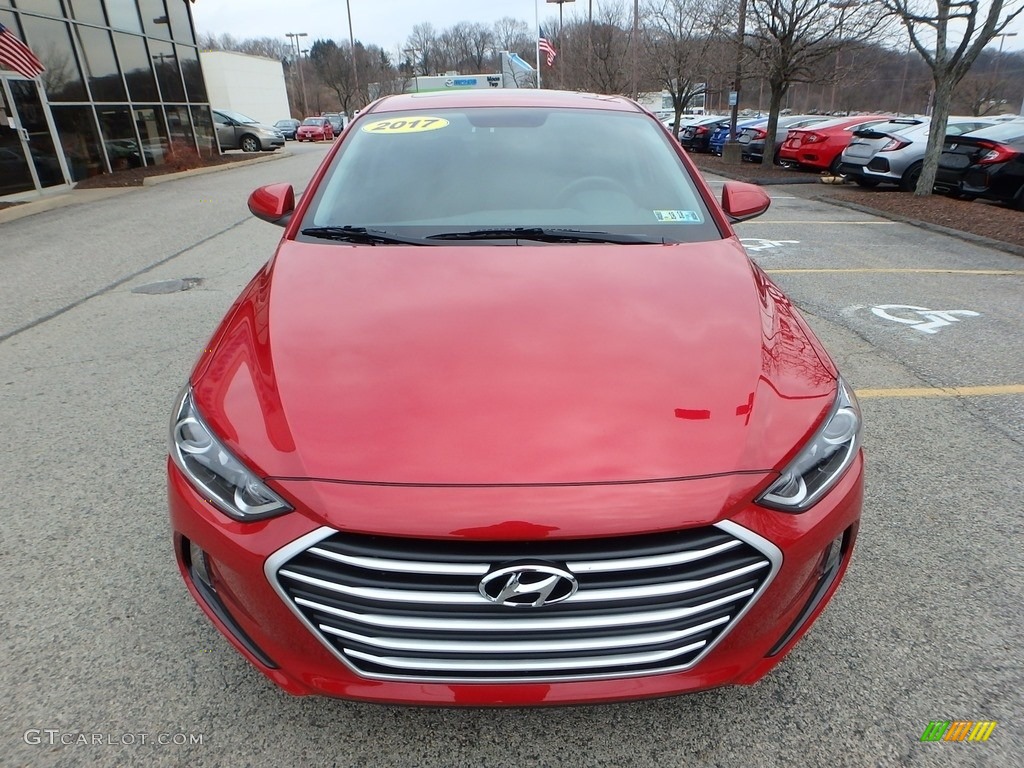 2017 Elantra Value Edition - Red / Black photo #8