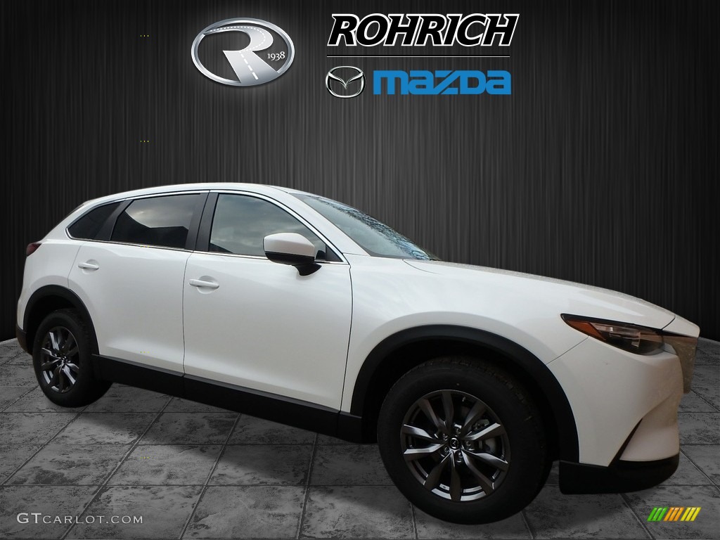 2018 CX-9 Sport AWD - Snowflake White Pearl Mica / Black photo #1