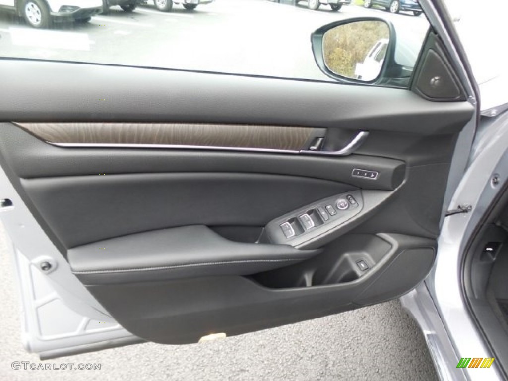 2018 Honda Accord EX-L Sedan Black Door Panel Photo #124282596