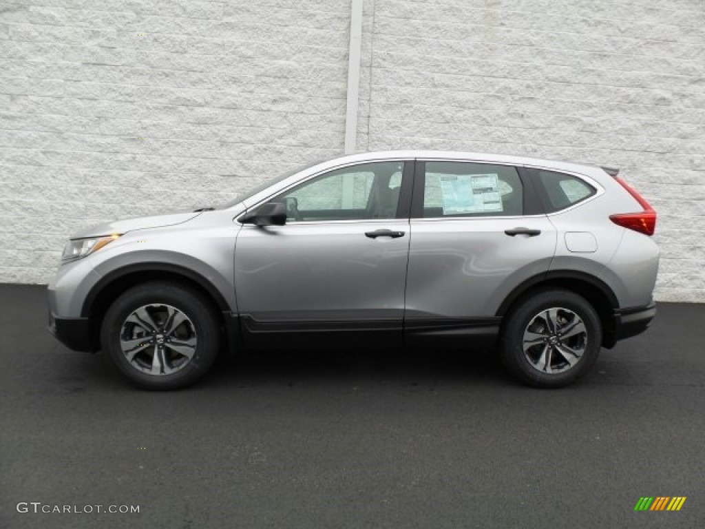 2018 CR-V LX AWD - Lunar Silver Metallic / Gray photo #6