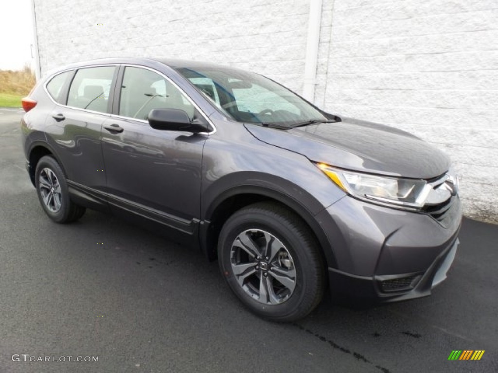 Modern Steel Metallic 2018 Honda CR-V LX AWD Exterior Photo #124283253