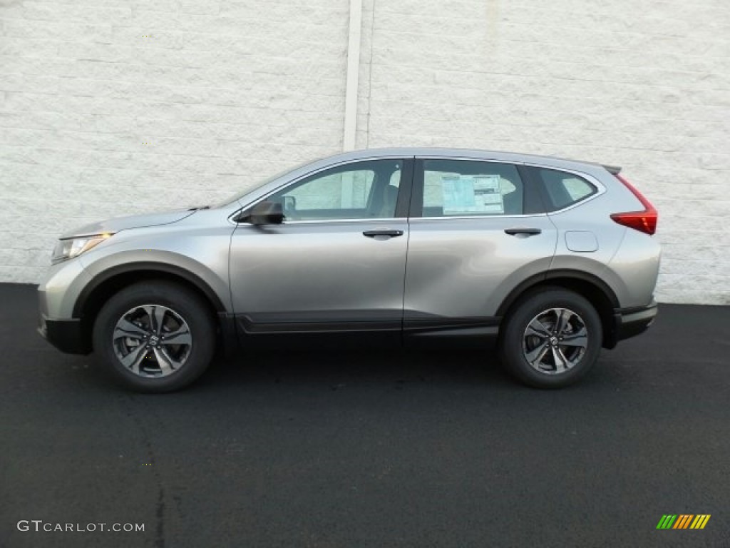 2018 CR-V LX AWD - Lunar Silver Metallic / Gray photo #6
