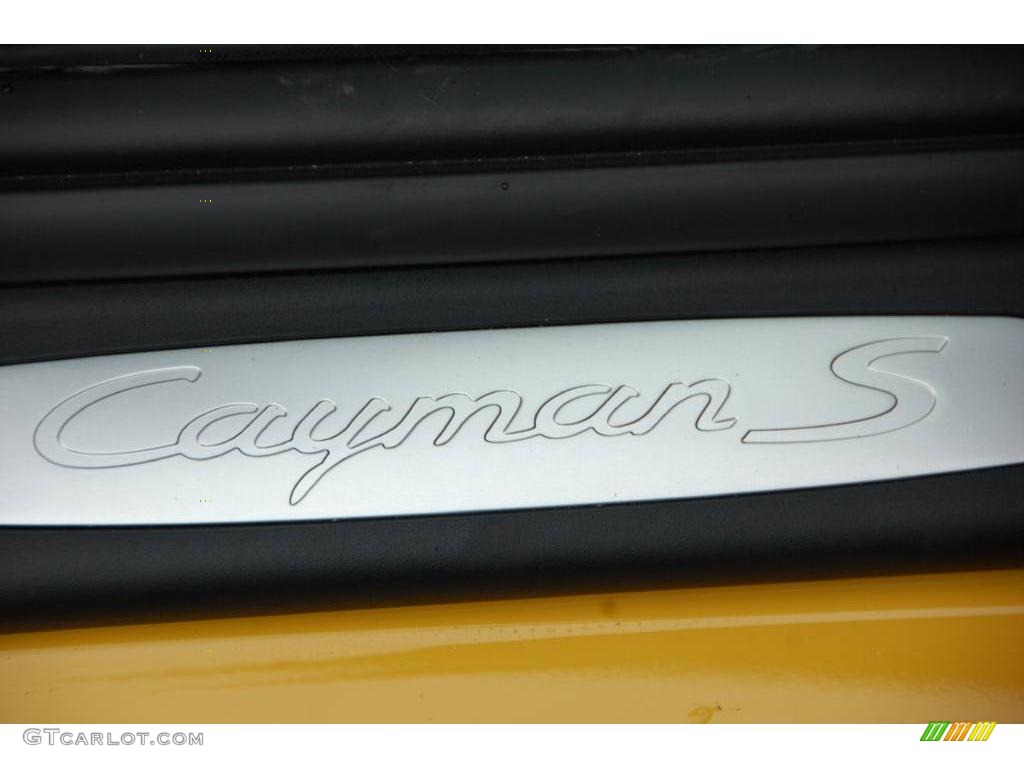 2008 Cayman S - Speed Yellow / Black photo #19