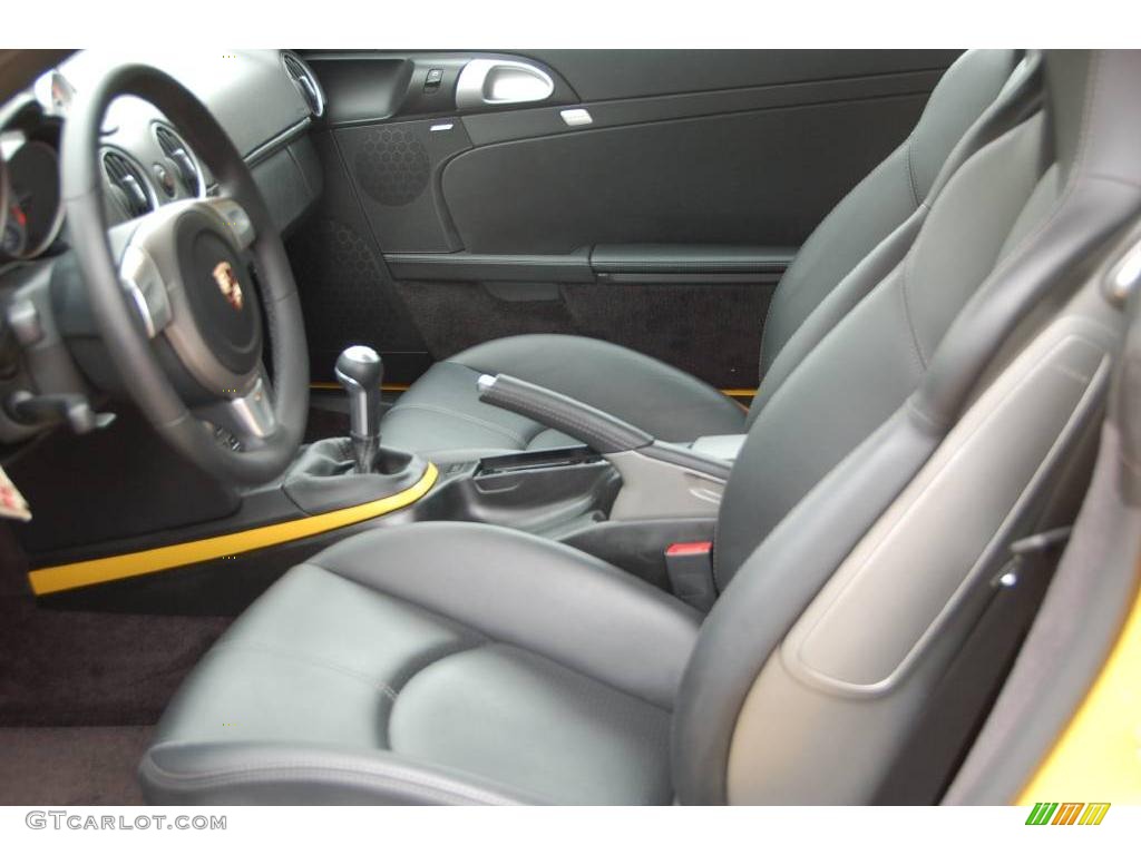 2008 Cayman S - Speed Yellow / Black photo #20