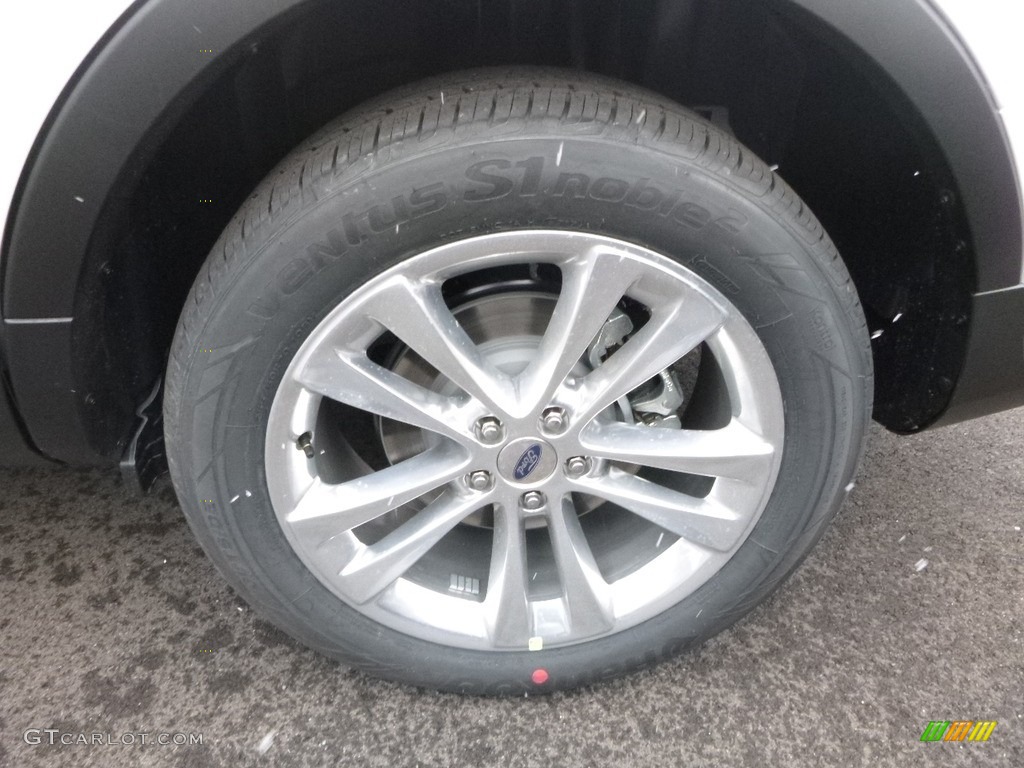 2018 Explorer XLT 4WD - White Platinum / Ebony Black photo #7