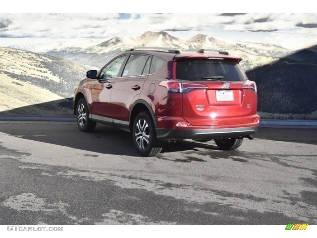 2018 RAV4 LE AWD - Ruby Flare Pearl / Black photo #3